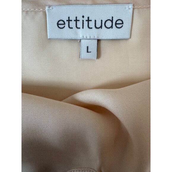 NWOT Ettitude Large Bamboo Lyocell V-Neck Cami Top Adjustable Straps - Picture 2 of 8